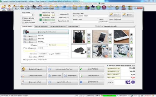 Programa Assistência Técnica Celular Os Vendas Estoque e Financeiro v4.0 - Fpqsystem 623092 Programa Assistência Técnica Celular Os Vendas Estoque e Financeiro v4.0 - Fpqsystem 623092