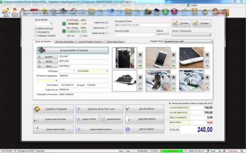 Programa Assistência Técnica Celular Os Vendas Estoque e Financeiro v5.0 Plus - Fpqsystem 623111 Programa Assistência Técnica Celular Os Vendas Estoque e Financeiro v5.0 Plus - Fpqsystem 623111
