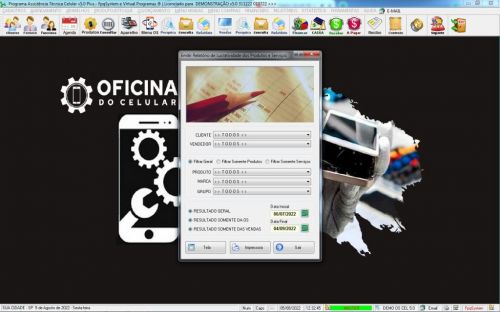 Programa Assistência Técnica Celular Os Vendas Estoque e Financeiro v5.0 Plus - Fpqsystem 623118 Programa Assistência Técnica Celular Os Vendas Estoque e Financeiro v5.0 Plus - Fpqsystem 623118