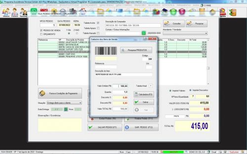 Programa Assistência Técnica Celular Vendas Estoque e Financeiro v6.0 Plus Whatsapp - Fpqsystem 623133 Programa Assistência Técnica Celular Vendas Estoque e Financeiro v6.0 Plus Whatsapp - Fpqsystem 623133