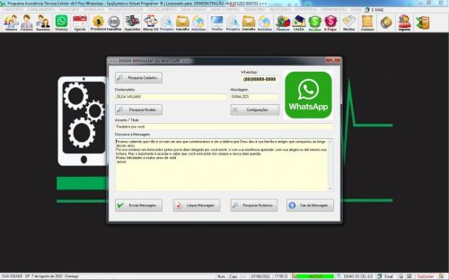 Programa Assistência Técnica Celular Vendas Estoque e Financeiro v6.0 Plus Whatsapp - Fpqsystem 623137 Programa Assistência Técnica Celular Vendas Estoque e Financeiro v6.0 Plus Whatsapp - Fpqsystem 623137