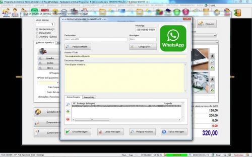 Programa Assistência Técnica Celular Vendas Estoque e Financeiro v7.0 Plus Whatzapp - Fpqsystem 623146 Programa Assistência Técnica Celular Vendas Estoque e Financeiro v7.0 Plus Whatzapp - Fpqsystem 623146