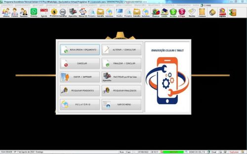 Programa Assistência Técnica Celular Vendas Estoque e Financeiro v7.0 Plus Whatzapp - Fpqsystem 623148 Programa Assistência Técnica Celular Vendas Estoque e Financeiro v7.0 Plus Whatzapp - Fpqsystem 623148