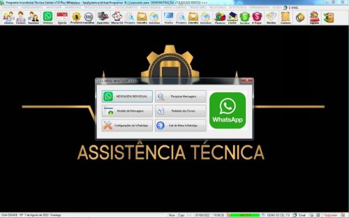 Programa Assistência Técnica Celular Vendas Estoque e Financeiro v7.0 Plus  Whatsapp - Fpqsystem 623150