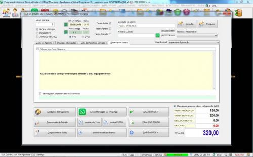 Programa Assistência Técnica Celular Vendas Estoque e Financeiro v7.0 Plus Whatzapp - Fpqsystem 623152 Programa Assistência Técnica Celular Vendas Estoque e Financeiro v7.0 Plus Whatzapp - Fpqsystem 623152
