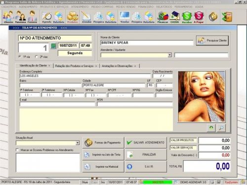 Programa Cadastro de Clientes Agendamento e Financeiro v3.0 - Fpqsystem 657624