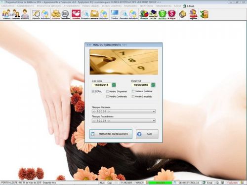 Programa Clínica de Estética e Spa Agendamento Vendas e Financeiro v3.0 - Fpqsystem 657357