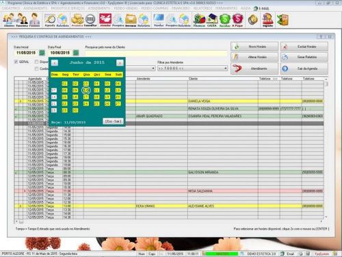 Programa Clínica de Estética e Spa Agendamento Vendas e Financeiro v3.0 - Fpqsystem 657358