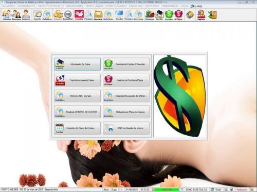 Programa Clínica de Estética e Spa Agendamento Vendas e Financeiro v3.0 - Fpqsystem 657361