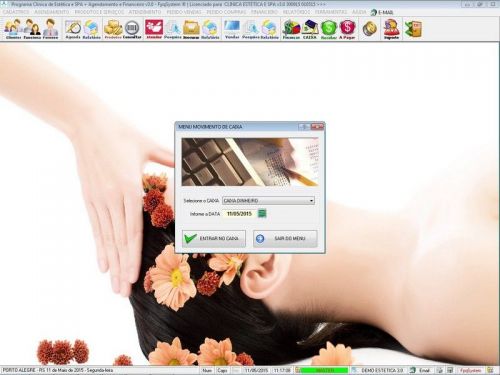 Programa Clínica de Estética e Spa Agendamento Vendas e Financeiro v3.0 - Fpqsystem 657362