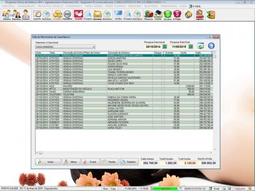 Programa Clínica de Estética e Spa Agendamento Vendas e Financeiro v3.0 - Fpqsystem 657363