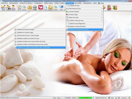 Programa Clinica de Estética e Spa Agendamento Vendas e Financeiro v4.0 Plus - Fpqsystem 657369