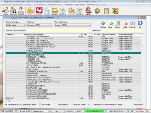Programa Clinica de Estética e Spa com Produtos v1.0 - Fpqsystem 657316