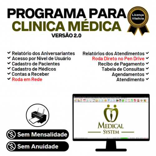 Programa Consultório Clinica Médica com Agendamento v2.0 - Fpqsystem 657633
