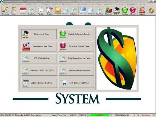 Programa Consultório e Clinica Médica com Agendamento Vendas e Financeiro v4.0 - Fpqsystem 657649