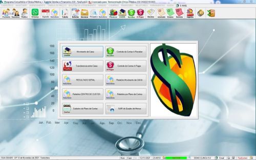 Programa Consultório e Clinica Médica com Agendamento Vendas e Financeiro v5.0 Plus  Whatsapp - Fpqsystem 598276