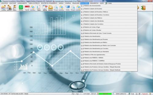 Programa Consultório e Clinica Médica com Agendamento Vendas e Financeiro v5.0 Plus  Whatsapp - Fpqsystem 598279