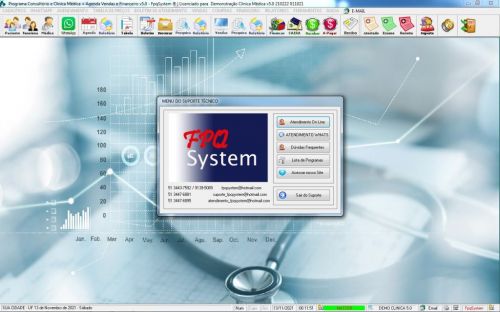 Programa Consultório e Clinica Médica com Agendamento Vendas e Financeiro v5.0 Plus Whatsapp - Fpqsystem 598280