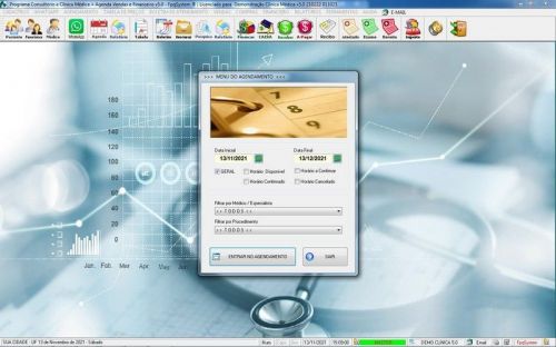 Programa Consultório e Clinica Médica com Agendamento Vendas e Financeiro v5.0  Whatsapp - Fpqsystem 657659