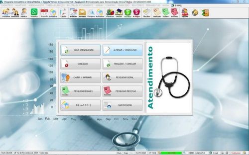 Programa Consultório e Clinica Médica com Agendamento Vendas e Financeiro v5.0  Whatsapp - Fpqsystem 657664