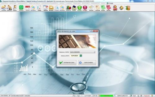 Programa Consultório e Clinica Médica com Agendamento Vendas e Financeiro v5.0  Whatsapp - Fpqsystem 657669