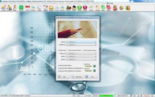 Programa Consultório e Clinica Médica com Agendamento Vendas e Financeiro v5.0  Whatsapp - Fpqsystem 657672