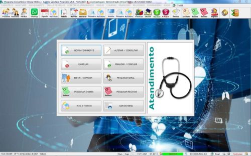 Programa Consultório e Clinica Médica com Agendamento Vendas e Financeiro v6.0 Plus Whatsapp - Fpqsystem 598296