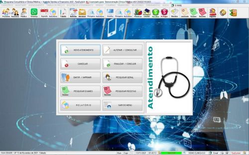 Programa Consultório e Clinica Médica com Agendamento Vendas e Financeiro v6.0 Plus  Whatsapp - Fpqsystem 598296