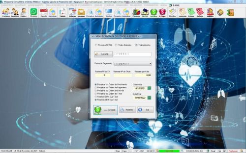 Programa Consultório e Clinica Médica com Agendamento Vendas e Financeiro v6.0 Plus  Whatsapp - Fpqsystem 598301