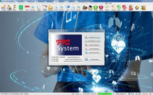 Programa Consultório e Clinica Médica com Agendamento Vendas e Financeiro v6.0 Plus  Whatsapp - Fpqsystem 598303