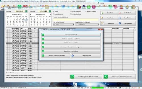 Programa Consultório e Clinica Médica com Agendamento Vendas e Financeiro v6.0 Whatsapp via Atendimento - Fpqsystem 657681