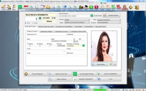 Programa Consultório e Clinica Médica com Agendamento Vendas e Financeiro v6.0 Whatsapp via Atendimento - Fpqsystem 657686