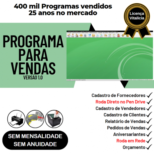 Programa Controle de Estoque e Pedido de Vendas v1.0 - Fpqsystem 653862
