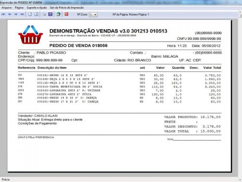 Programa Controle de Estoque Pedido de Vendas e Financeiro v3.0 Plus - Fpqsystem 653928