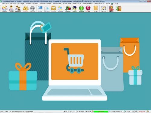 Programa Controle de Estoque Pedido de Vendas e Financeiro v4.0 Plus - Fpqsystem 653960