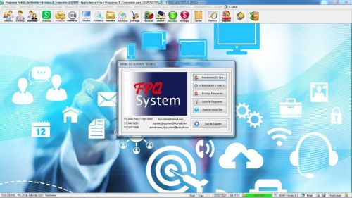 Programa Controle de Estoque Pedido de Vendas e Financeiro v6.0 Plus  Whatsapp - Fpqsystem 598188