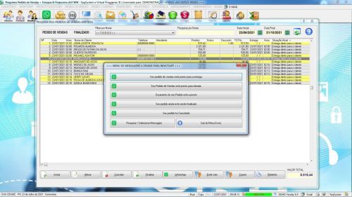 Programa Controle de Estoque Pedido de Vendas e Financeiro v6.0 Plus  Whatsapp - Fpqsystem 598197