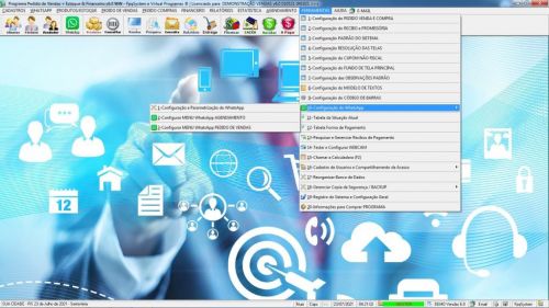 Programa Controle de Estoque Pedido de Vendas e Financeiro v6.0 Plus Whatsapp - Fpqsystem 598203