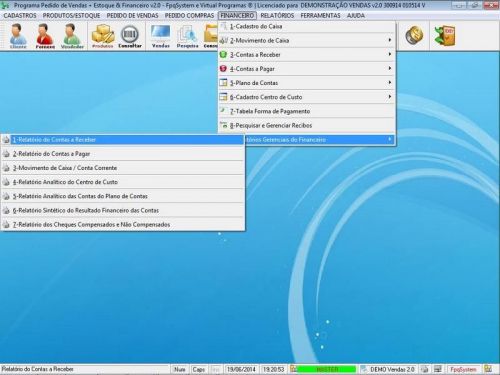 Programa Controle de Estoque Pedido de Vendas Financeiro v2.0 - Fpqsystem 653903