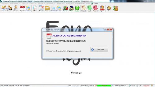 Programa Gerenciar Clinica Fonoaudióloga com Agendamento Financeiro v3.0 Plus - Fpqsystem 579945