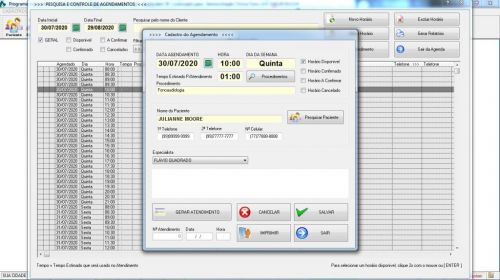 Programa Gerenciar Clinica Fonoaudióloga com Agendamento Financeiro v3.0 Plus - Fpqsystem 579949