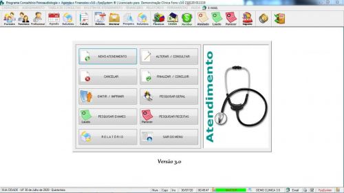Programa Gerenciar Clinica Fonoaudióloga com Agendamento Financeiro v3.0 Plus - Fpqsystem 579953