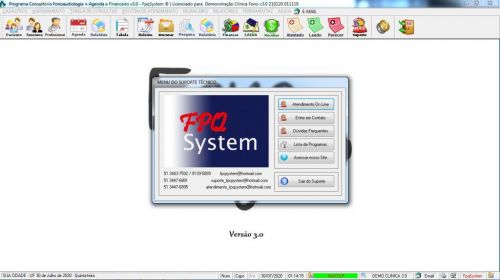 Programa Gerenciar Clinica Fonoaudióloga com Agendamento Financeiro v3.0 Plus - Fpqsystem 579963