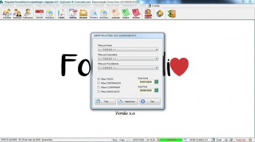Programa Gerenciar Clinica Fonoaudióloga com Agendamento v2.0 - Fpqsystem 579934