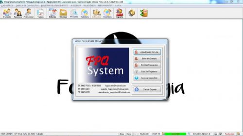 Programa Gerenciar Clinica Fonoaudióloga v1.0 - Fpqsystem 579915