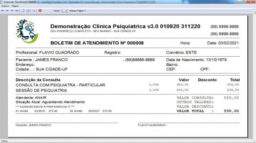 Programa Gerenciar Clinica Psiquiátrica Financeiro v3.0 Plus - Fpqsystem 578063