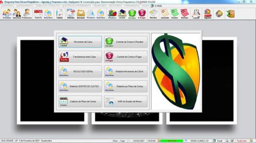 Programa Gerenciar Clinica Psiquiatrica  Financeiro v3.0 Plus - Fpqsystem 578072