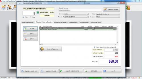 Programa Gerenciar Clinica Psiquiátrica Financeiro v3.0 Plus - Fpqsystem 578073