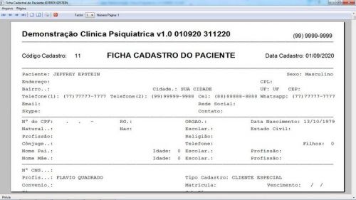 Programa Gerenciar Clinica Psiquiatrica v1.0 - Fpqsystem 578023