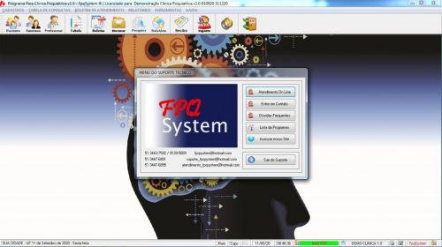 Programa Gerenciar Clinica Psiquiatrica v1.0 - Fpqsystem 578031